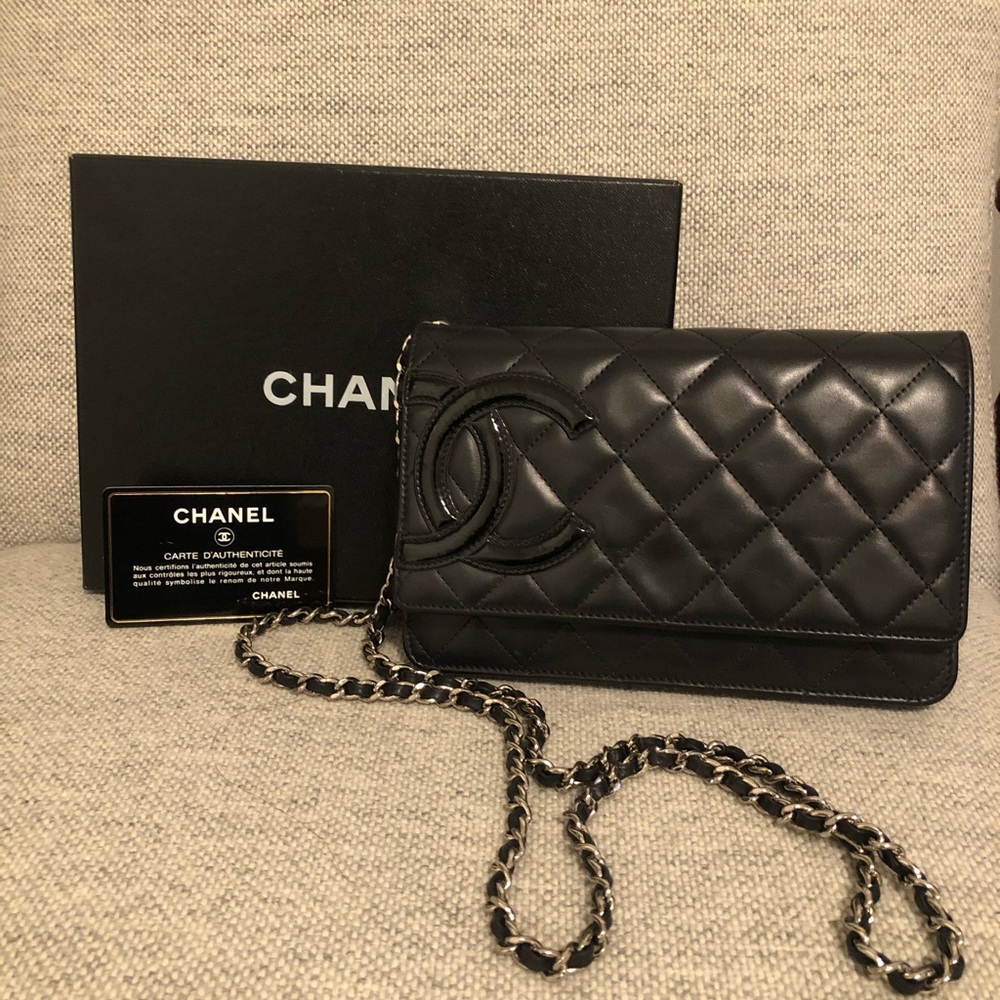 SOLD CHANEL Cambon Wallet on Chain Bag WOC - Picture 1 of 16